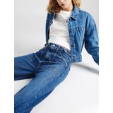 Jeans - Effen - Wide Leg - High Waist - Lang/maxi - Heavy Washed