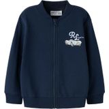 NAME IT Sweatvest  blauw / wit