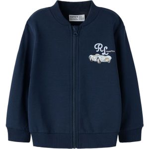 NAME IT Sweatvest  blauw / wit