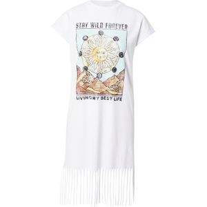 Noisy may Jurk 'NMFEVER'  lichtblauw / bruin / lichtgeel / wit