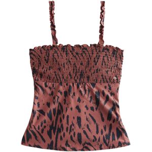 Next Tankinitop  kastanjebruin / zwart