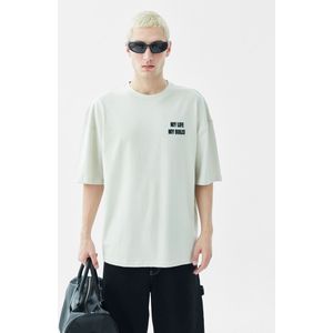 VAMOS CLO Shirt  grijs / zwart gemêleerd