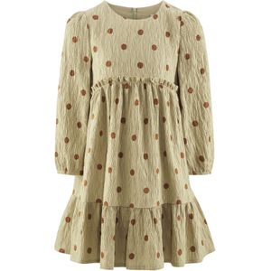 happy girls Jurk  bruin / pastelgroen