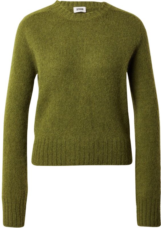 DRYKORN - FIDA - Gebreide Trui - Olijfgroen