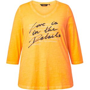 Ulla Popken Shirt  neonoranje
