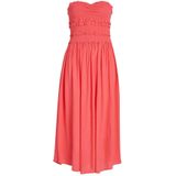 Bandeaujurk - Effen - Viscose - Gevoerde Zoom/Rand