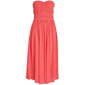 Bandeaujurk - Effen - Viscose - Gevoerde Zoom/Rand