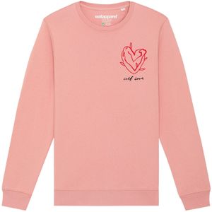 Watapparel Sweatshirt 'Self Love'  rosa / rood / zwart