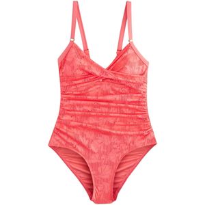 Next - Badpak - Framboos - T-shirt - Soft Cup BH - Zonder Beugel - Bloemenprint