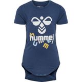 Hummel Rompertje/body  navy / lichtblauw / lichtgeel / wit