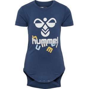 Hummel Rompertje/body  navy / lichtblauw / lichtgeel / wit