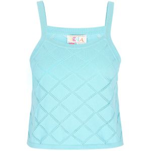 IZIA Top  blauw gemêleerd