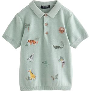 Next Shirt  geel / pastelgroen / oranje / wit