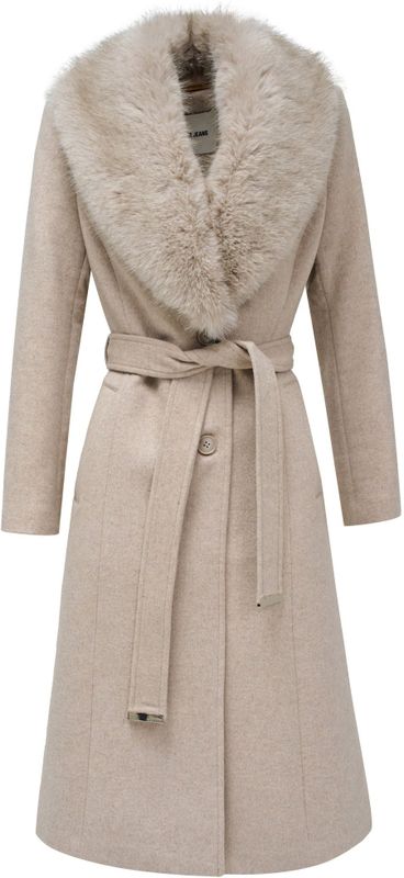 Salsa - Tussenmantel - Beige - Klassieke Mantel - Normale Pasvorm