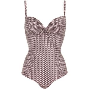 OLYMPIA Badpak  wijnrood / wit