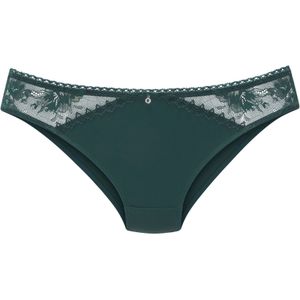 Lascana - Slip - Dennengroen - Met Leuke Kanten Inzetten