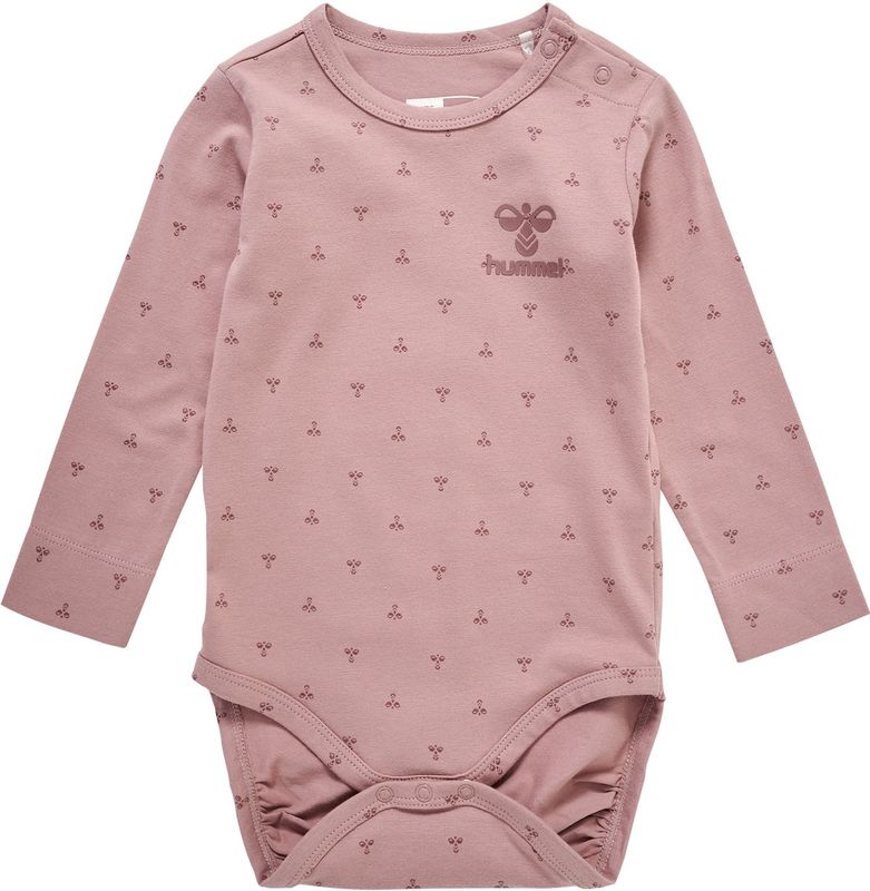 Hummel Romper L/æ - hmlBeesy - Deauville Mauve - Hummel - 56 - Romper L/S