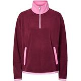 Pcdebz - Fleecejack - Zacht - Hoge Kraag - Lange Mouwen - Rits