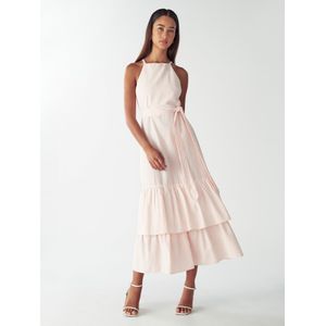 Willa Jurk 'Lou'  perzik / wit