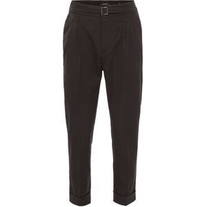 Antioch Bandplooibroek  chocoladebruin