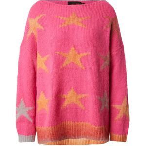 miss goodlife Trui  grijs / oranje / pink