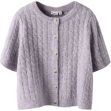 Korte Mouwen - Gebreid Vest - Ronde Hals - Loose Fit