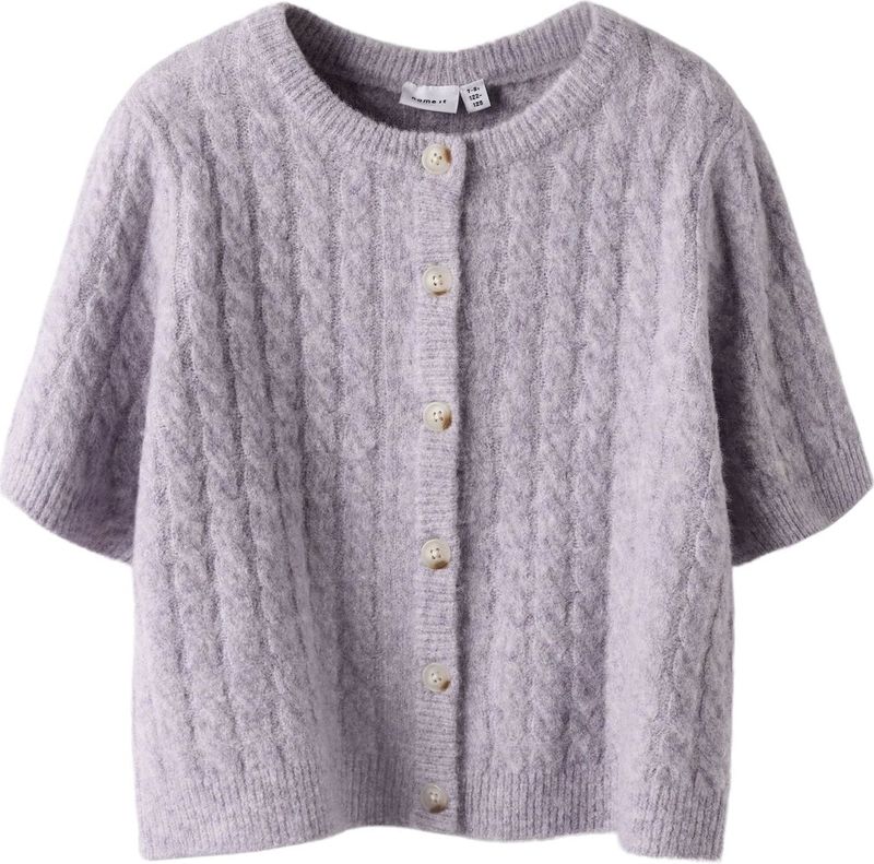 Korte Mouwen - Gebreid Vest - Ronde Hals - Loose Fit