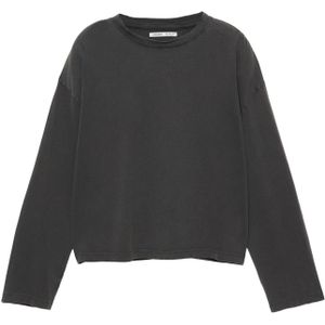 Pull&Bear Shirt  donkergrijs