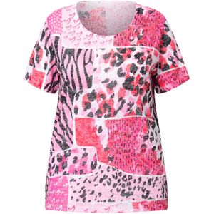 MIAMODA Shirt  pink / zwart