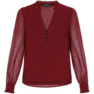 faina Blouse  bourgogne