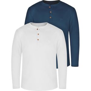 normani Shirt 'Neuville'  marine / wit