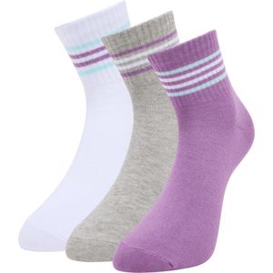 Carlo Colucci Sokken 'Ellmenreich'  grijs / lila / wit