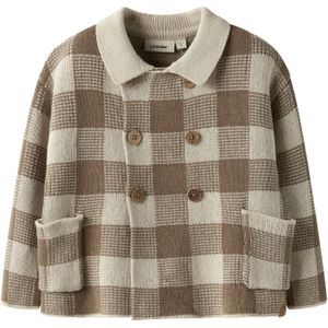 Cardigan - Geruite - Gebreid Vest - Lange Mouwen - Loose Fit