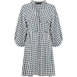 Mela London Blousejurk  navy / wit