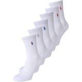 Polo Ralph Lauren - Huissokken - Blauw Lichtgrijs Neongroen Wit - 6er Pack