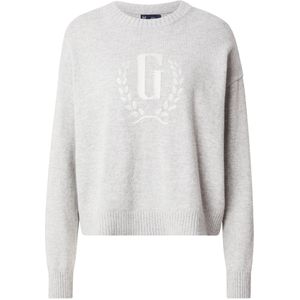GAP Trui  grijs gemêleerd / wit
