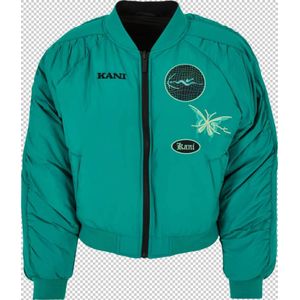 Karl Kani Tussenjas  jade groen / zwart / wit