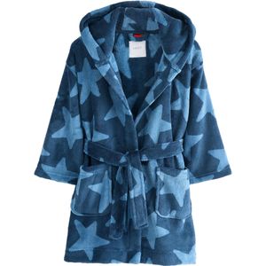 Next Badjas  lichtblauw / donkerblauw