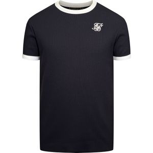 SikSilk Shirt  zwart / wit