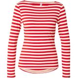 Blutsgeschwister Shirt 'Sweet Sailorette'  rood / wit