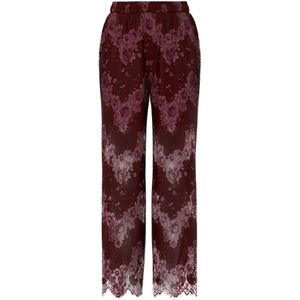 PIECES Broek 'PCRinne'  bourgogne