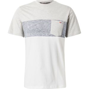 INDICODE JEANS Shirt 'Consin'  grijs / grijs gemêleerd / offwhite