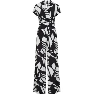 HotSquash Jumpsuit  zwart / offwhite