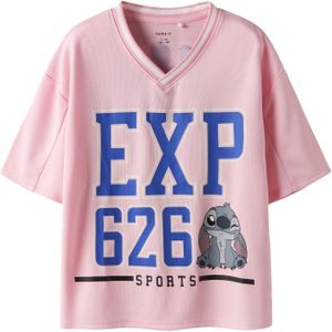 Stitch - T-shirt - V-hals - Korte Mouwen - Relaxed Fit