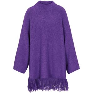 IZIA Oversized trui 'Boho'  donkerlila