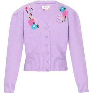 IZIA Gebreid vest 'Fashion Look'  azuur / lavendel / pink / rood