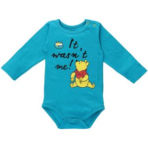 DISNEY Rompertje/body 'Winnie Pooh'  royal blue/koningsblauw / geel / rood / zwart