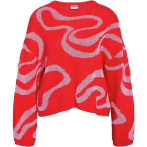 Noisy may Trui 'NMKOURTNEY'  framboos / lichtroze