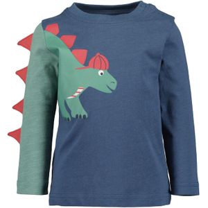 BLUE SEVEN Shirt  donkerblauw / riet / rood / wit