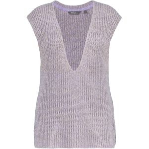 Ulla Popken Trui  lavendel / zilver